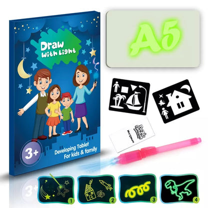 🌟Magic LED Light Drawing Pad - Release the Creativity of Children!☀