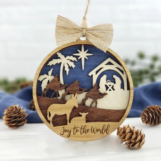 🎄BUY 2 GET 1 FREE🎁3D Nativity Christmas Ornament